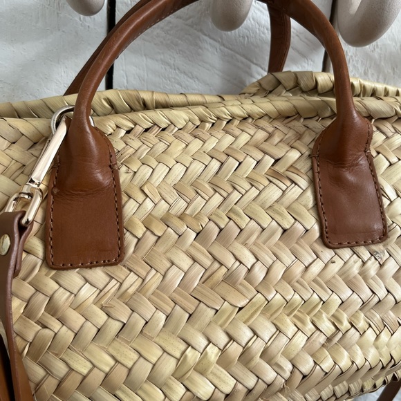 Zara Straw Bag with Leather Straps - Picture 8 of 10
